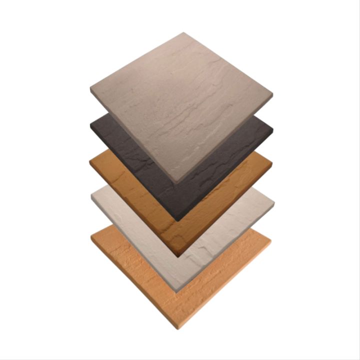 Castle Composites - Castile Riven GRC Promenade Tiles - 294mm x 294mm x 14mm Castle Composites - Castile Riven GRC Promenade Tiles - 294mm x 294mm x 14mm