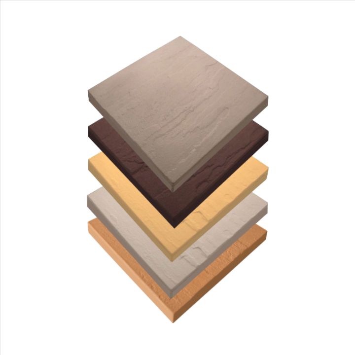 Castle Composites - CastlePave GRC Riven Concrete Promenade Slabs - 294mm x 294mm x 22mm Castle Composites - CastlePave GRC Riven Concrete Promenade Slabs - 294mm x 294mm x 22mm