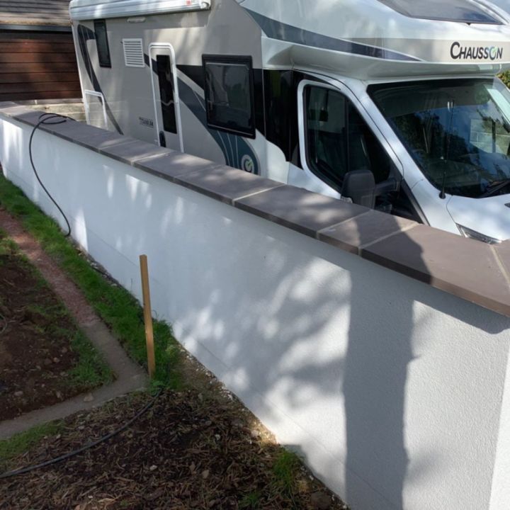 Castle Composites - Single Weathered Concrete Coping Stone