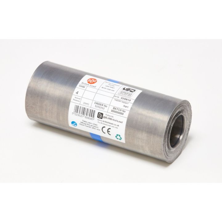 Code 4 Lead Flashing - Rolled Lead Sheet - British Lead Code 4 Lead Flashing - Rolled Lead Sheet - British Lead