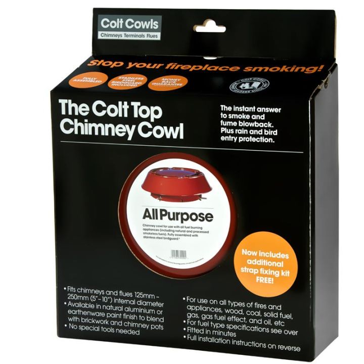 Gas Chimney Cowl - 125mm to 250mm - Colt Top Range Gas Chimney Cowl - 125mm to 250mm - Colt Top Range