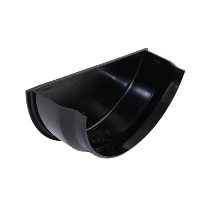 Aquaflow UPVC Half Round Guttering Internal Stop End - 112mm x 51mm