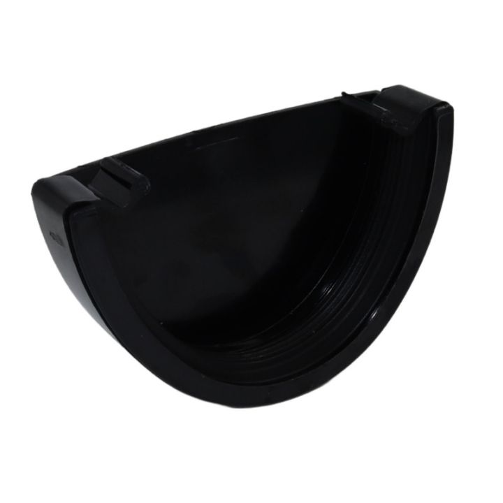 Aquaflow UPVC Universal XL Half Round Guttering External Stop End - 114mm x 71.5mm Aquaflow UPVC Universal XL Half Round Guttering External Stop End - 114mm x 71.5mm