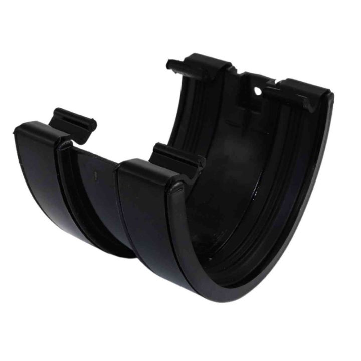 Aquaflow UPVC Universal XL Half Round Guttering Union Bracket - 114mm x 71.5mm