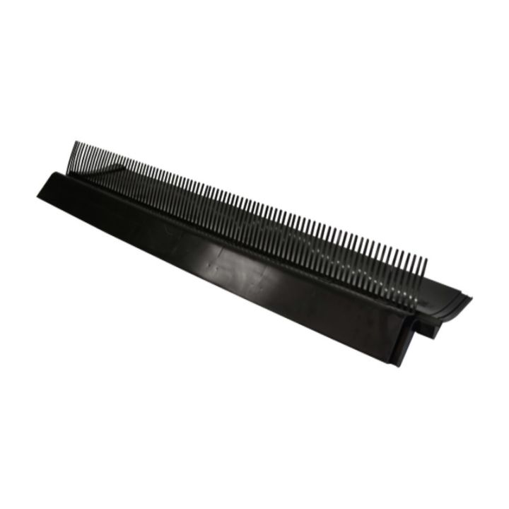 Polypropylene 3-in-1 Over-Fascia Vent with Comb - Black (1000mm x 20mm x 10mm) Polypropylene 3-in-1 Over-Fascia Vent with Comb - Black (1000mm x 20mm x 10mm)