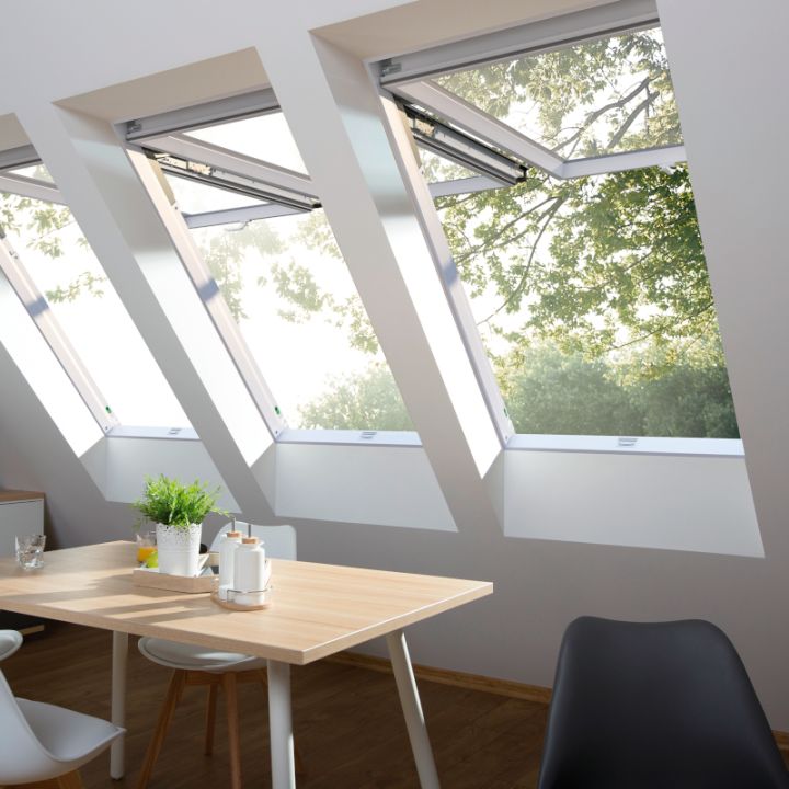 Fakro preSelect MAX Dual Top Hung / Centre Pivot Pitched Roof Window