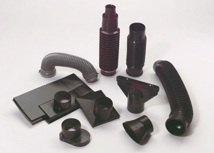 Klober Adaptor and Flexipipe for Universal Tile Vent and Large Slate Vent Klober Adaptor and Flexipipe for Universal Tile Vent and Large Slate Vent
