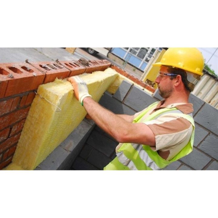 Isover CWS 36 - Glass Mineral Wool Cavity Wall Insulation Slab Isover CWS 36 - Glass Mineral Wool Cavity Wall Insulation Slab
