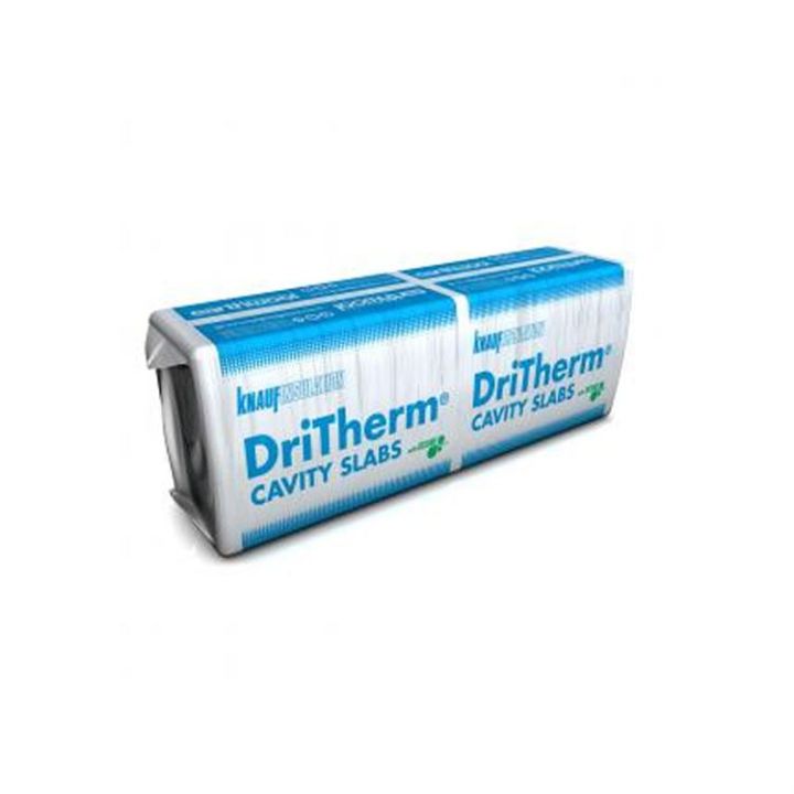 Knauf Earthwool DriTherm 37 - Glass Mineral Wool Cavity Wall Insulation Slab Knauf Earthwool DriTherm 37 - Glass Mineral Wool Cavity Wall Insulation Slab