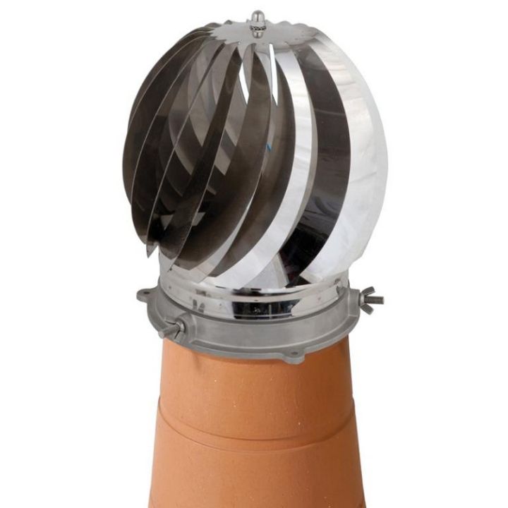 Mini Spinning Chimney Cowl - 80mm to 180mm Mini Spinning Chimney Cowl - 80mm to 180mm