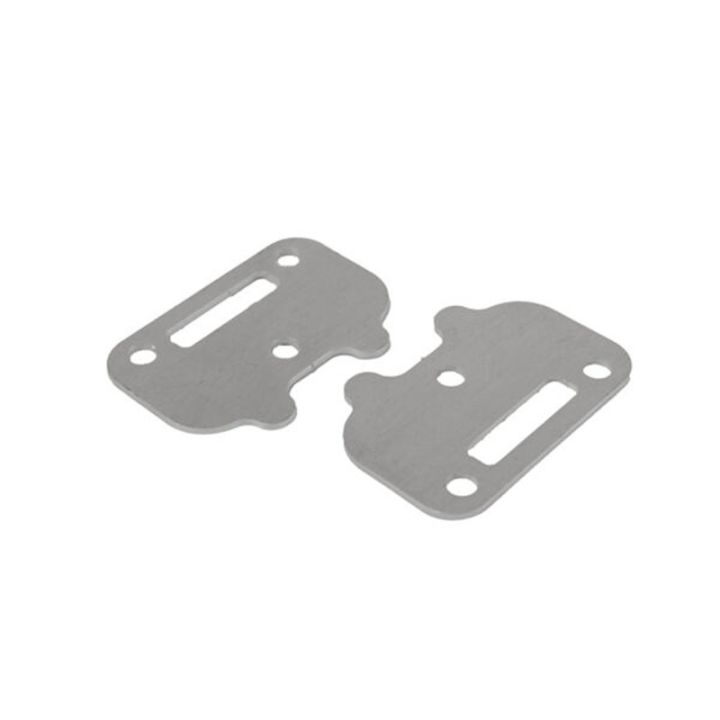 Poly X Aluminium Glass Retaining Plate with Fixings (Screws & Washers) Poly X Aluminium Glass Retaining Plate with Fixings (Screws & Washers)