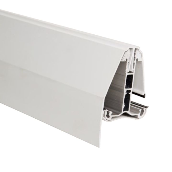 Poly X Economy Self Supporting Glazing Bar Edge Trim - White Poly X Economy Self Supporting Glazing Bar Edge Trim - White