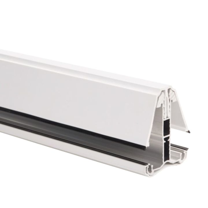 Poly X Heavy Duty Self Supporting Aluminium Glazing Bar - White Poly X Heavy Duty Self Supporting Aluminium Glazing Bar - White