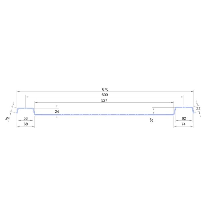 Poly X Modular Polycarbonate Roof Sheet - Clear Poly X Modular Polycarbonate Roof Sheet - Clear