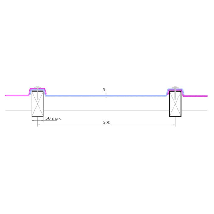 Poly X Modular Polycarbonate Roof Sheet - Clear Poly X Modular Polycarbonate Roof Sheet - Clear