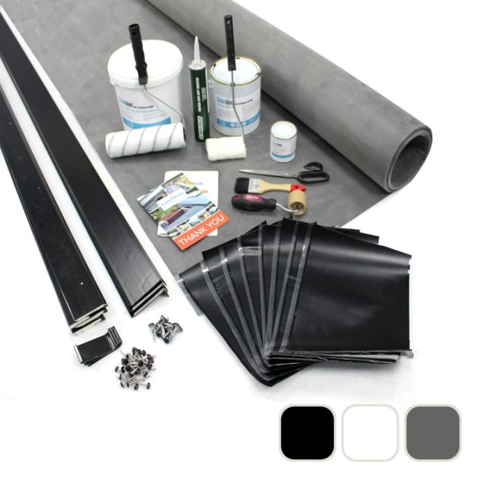 Classic Bond - EPDM Rubber Orangery Roof Kit with Trims