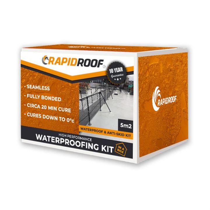 RapidRoof Roof Waterproofing and Anti-Skid Kit RapidRoof Roof Waterproofing and Anti-Skid Kit