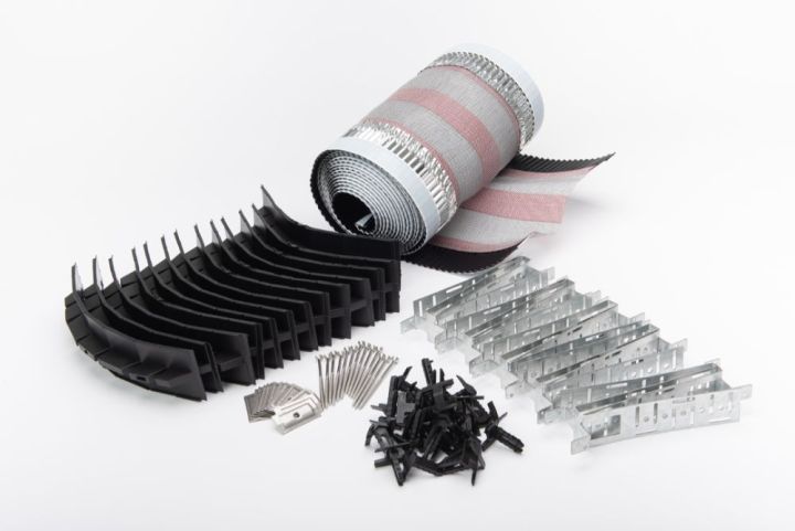 Corovent URS - Universal Dry Fix Ridge System Kit - Black Corovent URS - Universal Dry Fix Ridge System Kit - Black