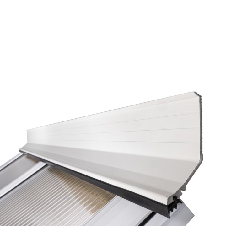 Solstice Aluminium Lean-To Flashing Trim - 3000mm (White) Solstice Aluminium Lean-To Flashing Trim - 3000mm (White)