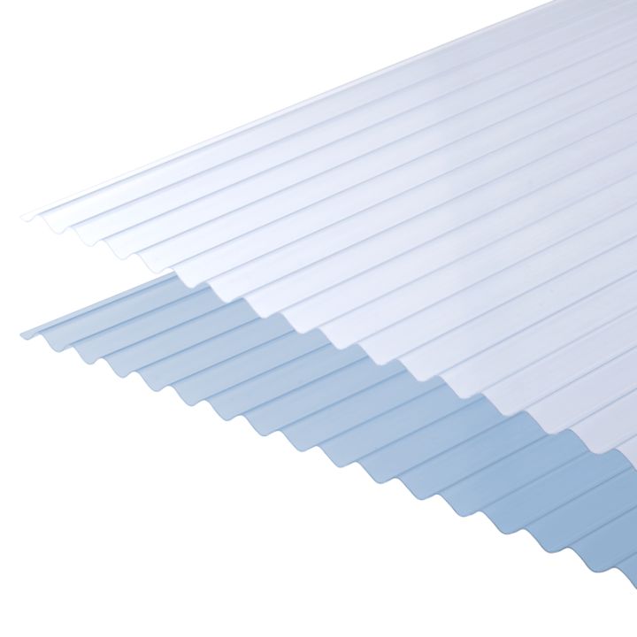 Solstice Mini Corrugated PVC Roofing Sheet - 0.8mm Solstice Mini Corrugated PVC Roofing Sheet - 0.8mm