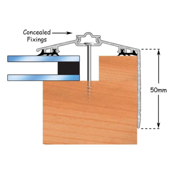 Storm Capex 70 Gable End Finishing Profile Glazing Bar Storm Capex 70 Gable End Finishing Profile Glazing Bar