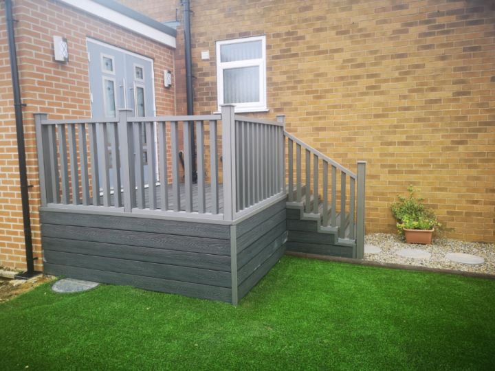 Triton - Dual-sided Hollow Composite Decking Board - 148mm x 25mm Triton - Dual-sided Hollow Composite Decking Board - 148mm x 25mm