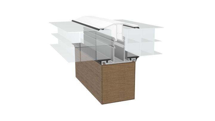 Poly X Rafter Supported Glazing Bar Poly X Rafter Supported Glazing Bar