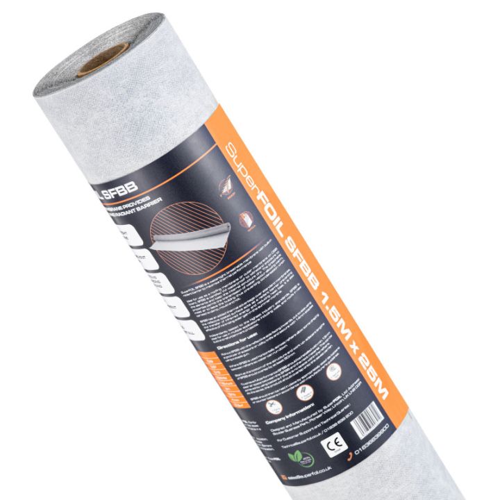 SuperFOIL SFBB Reflective Breathable Membrane - 1500mm x 25m SuperFOIL SFBB Reflective Breathable Membrane - 1500mm x 25m