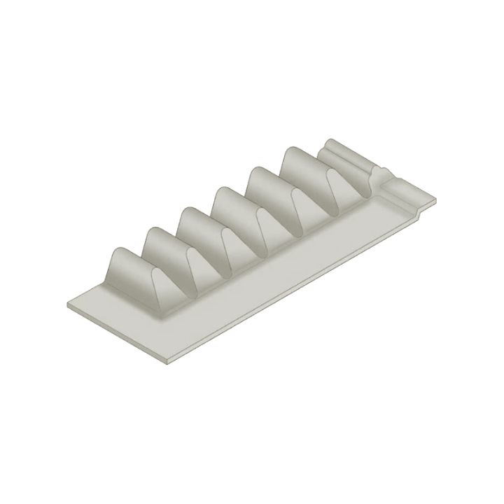 Swisspearl Big Six Fibre Cement Eaves Filler - 1086mm (Natural Grey) Swisspearl Big Six Fibre Cement Eaves Filler - 1086mm (Natural Grey)