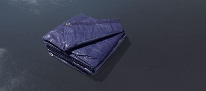 Protec - Medium Duty Tarpaulin - 3.5m x 5.4m (Pack of 5)