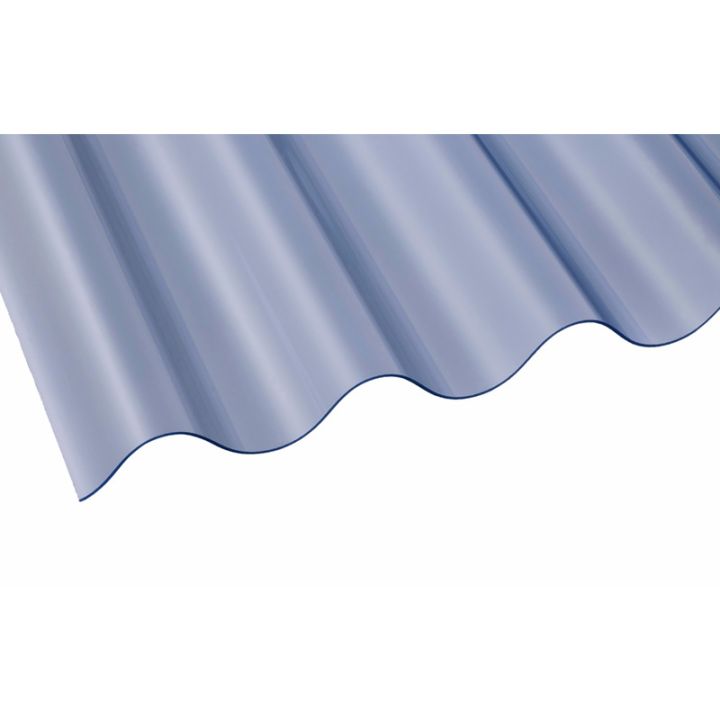 Vistalux 1.3mm PVC Corrugated Sheet - ASB 3in BS Superweight - Clear Vistalux 1.3mm PVC Corrugated Sheet - ASB 3in BS Superweight - Clear