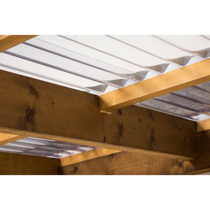 Vistalux 1.1mm PVC Corrugated Sheet - ASB 3in Heavy Duty - Clear Vistalux 1.1mm PVC Corrugated Sheet - ASB 3in Heavy Duty - Clear