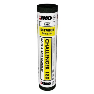 IKO Challenger 180g/m2 Bitumen Roofing Membrane - Sand - 1m x 20m (Pallet of 23)