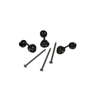 Coroline - Corrugated Bitumen Roof Sheet Fixings - Black (Pack of 400)