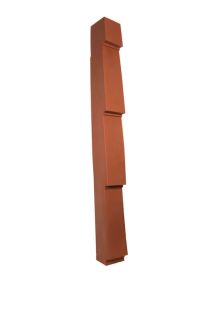 Lightweight Tiles - Smooth Budget Verge (Side Flashing) - Left Hand - Red