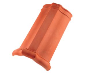 British Ceramics Square Clay Ridge Tile