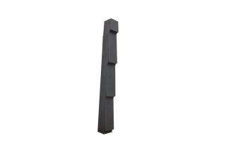Lightweight Tiles - Smooth Budget Verge (Side Flashing) - Left Hand - Black