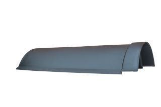 Lightweight Tiles - Smooth Budget Ridge - Black