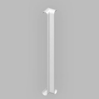 Fascia Board - Bull-nosed 90? Internal Corner Trim - 300mm - White