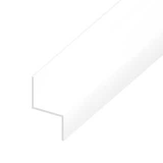 UPVC Shiplap Cladding - Drip Trim - 125mm - White (5m)