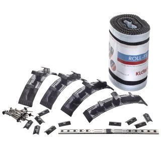 Klober Roll-Fix Concrete Vented Dry Ridge Kit - 295 x 5000mm - Anthracite