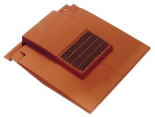 Corovent - Roofline Vent for Plain Tiles with 110mm Dia Pipe Adaptor