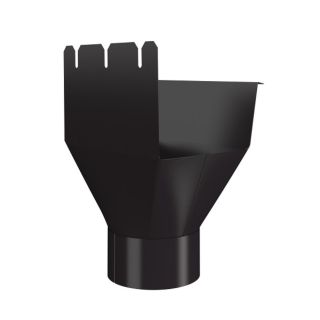 Lindab Steel Guttering - 140mm Rectangular Gutter Outlet