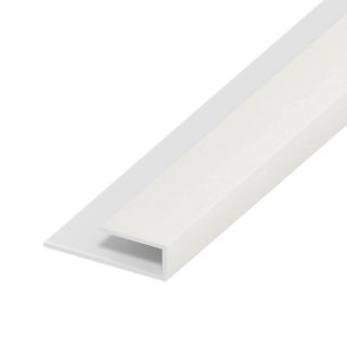 Soffit Board Wall Clip - 25mm - White Ash (5m)