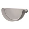 Lindab Guttering - Right Handed Stop End RGH 190mm - Magestic Galvanised