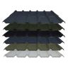 Steel Boxtile Effect Roofing Sheet (32/1000) - PVC Plastisol Coated - 0.5mm