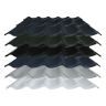 Steel Pantile Effect Roofing Sheet (33/1000) - Polyester Paint Coated - 0.5mm / 0.7mm