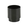 Brett Martin uPVC Roundstyle Guttering Downpipe Connector - 68mm - Black