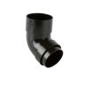 Brett Martin uPVC Roundstyle Guttering Downpipe Offset Bend - 68mm - Black