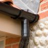 Brett Martin uPVC Roundstyle Guttering Downpipe - 68mm - Black